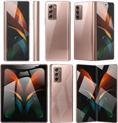 Case Creation Front and Back Screen Guard for Samsung Galaxy Z Fold 2 (2020)(Pack of 2)