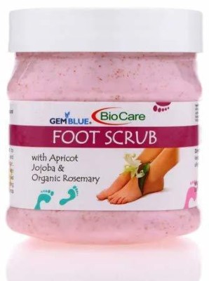 GemblueBiocare safe and Natural Foot Scrub with Apricot, Jojoba and Organic Rosemary Scrub(500 ml)