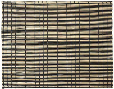IKEA Rectangular Pack of 1 Table Placemat(Dark Green, Polyester)