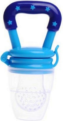 Adeka Baby Food Nibbler With Fruit And Veggie Feed Silicone Mesh Teether and Feeder Teether and Feeder(Blue)