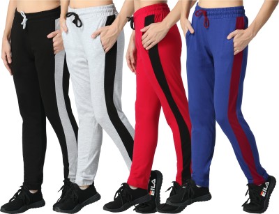 MYO Solid Women Multicolor Track Pants