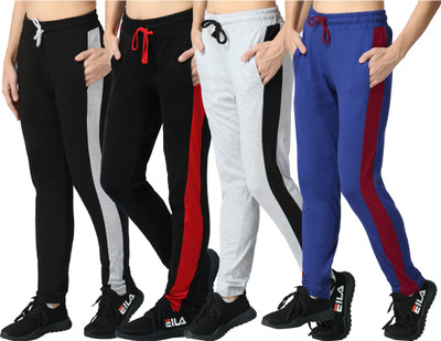 MYO Striped Women Multicolor Track Pants