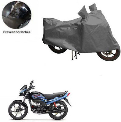 RPSENTTERPR Waterproof Two Wheeler Cover for Hero(Passion Plus, Grey)