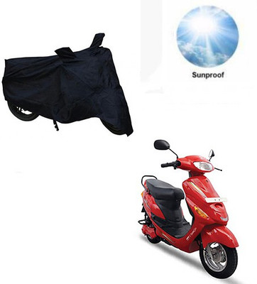 RPSENTTERPR Waterproof Two Wheeler Cover for Hero(E Sprint, Black)
