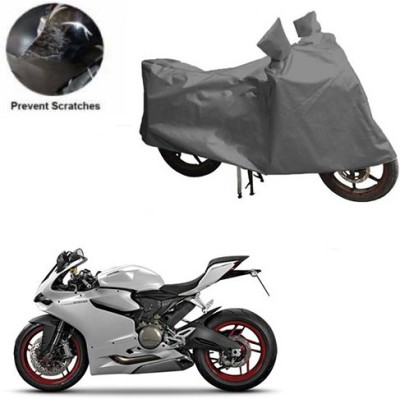 RPSENTTERPR Waterproof Two Wheeler Cover for Ducati(899 Panigale, Grey)