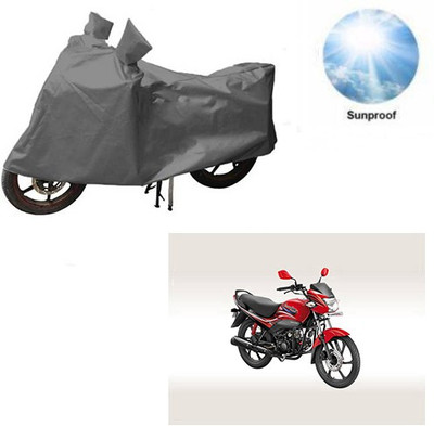 MOTOWORLD Waterproof Two Wheeler Cover for Hero(Xtreme Sports, Grey)