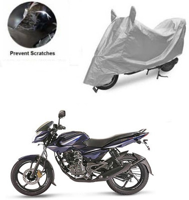RPSENTTERPR Waterproof Two Wheeler Cover for Bajaj(Pulsar 135 LS DTS-i, Silver)