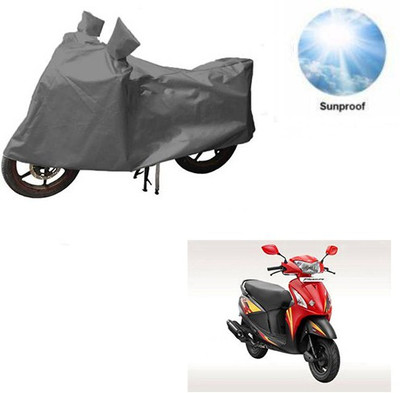 RPSENTTERPR Waterproof Two Wheeler Cover for Hero(Pleasure, Grey)