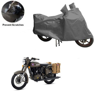 RPSENTTERPR Waterproof Two Wheeler Cover for Royal Enfield(Classic 500, Grey)