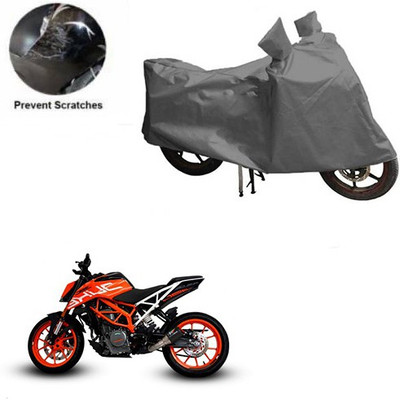 RPSENTTERPR Waterproof Two Wheeler Cover for KTM(Duke 390, Grey)