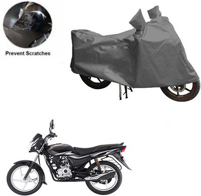 RPSENTTERPR Waterproof Two Wheeler Cover for Bajaj(Platina 100 DTS-i, Grey)