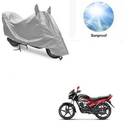RPSENTTERPR Waterproof Two Wheeler Cover for Honda(Dream Yuga, Silver)