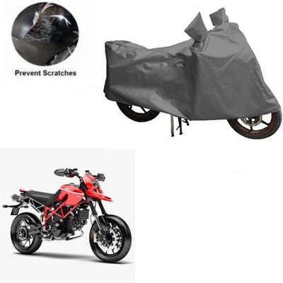 RPSENTTERPR Waterproof Two Wheeler Cover for Ducati(Hypermotard, Grey)