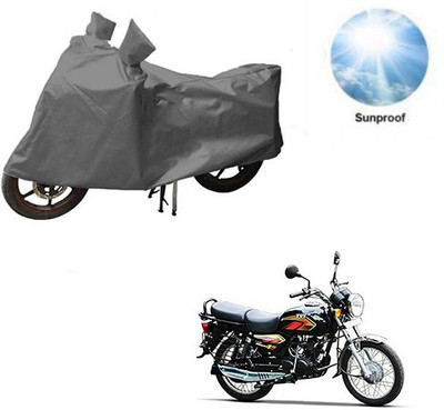MOTOWORLD Waterproof Two Wheeler Cover for TVS(Max 4R, Grey)
