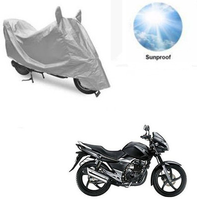 RPSENTTERPR Waterproof Two Wheeler Cover for Suzuki(GS 150R, Silver)