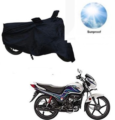 Mdstar Waterproof Two Wheeler Cover for Hero(Passion Pro TR, Black)