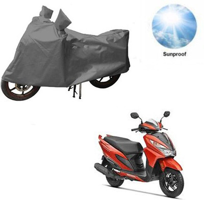 MOTOWORLD Waterproof Two Wheeler Cover for Honda(Grazia, Grey)