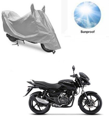 RPSENTTERPR Waterproof Two Wheeler Cover for Bajaj(Pulsar 150, Silver)