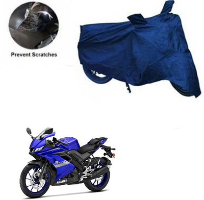 Motoren Waterproof Two Wheeler Cover for Yamaha(R15 V3, Blue)