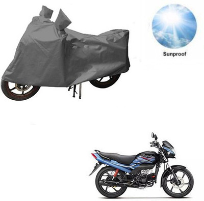 MOTOWORLD Waterproof Two Wheeler Cover for Honda(Passion Pro, Grey)