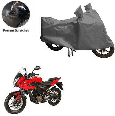 RPSENTTERPR Waterproof Two Wheeler Cover for Bajaj(Pulsar AS 150, Grey)