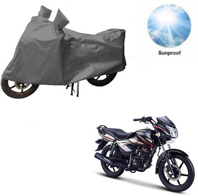 MOTOWORLD Waterproof Two Wheeler Cover for TVS(Phoenix 125, Grey)