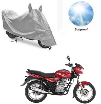 RPSENTTERPR Waterproof Two Wheeler Cover for Bajaj(Discover 125 DTS-i, Silver)