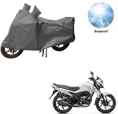 MOTOWORLD Waterproof Two Wheeler Cover for Honda(Livo, Grey)