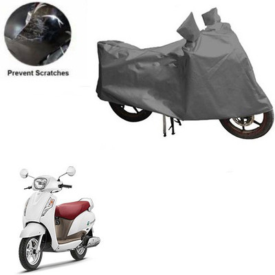 RPSENTTERPR Waterproof Two Wheeler Cover for Suzuki(Access, Grey)