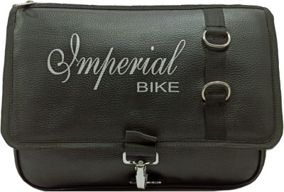 GOLDLINE Saddle Bag Black Leatherette Motorbike Saddlebag(10 L)