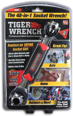 FIVANIO Advanced and Good-looking 48-in-1 Universal Tiger Wrench ® 48 in 1 Multifunctional Universal Adjustable Socket Wrench Spanner Tool Double Sided Socket Wrench(Pack of 2)