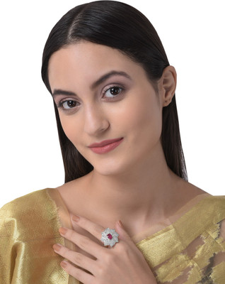 Bhagya Lakshmi Alloy Gold Plated Ring