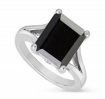 RATAN BAZAAR Sulemani Hakik Stone 6.25 carat Agate stone astrological & Lab Certified stone for unisex Stone Agate Silver Plated Ring