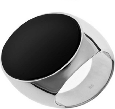 KUNDLI GEMS Sulemani Hakik ring Agate stone 7.25 carat semi Precious stone unheated Certified for Stone Agate Silver Plated Ring