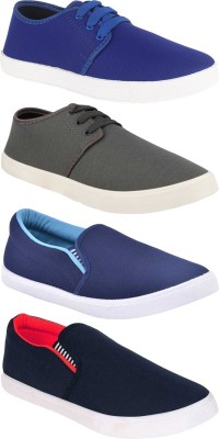 BRUTON Combo Pack Of 4 Casual Sneakers Sneakers For Men(Multicolor , 8)