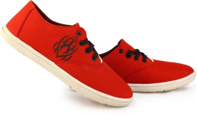 KANEGGYE Sneakers For Men(Red , 6)