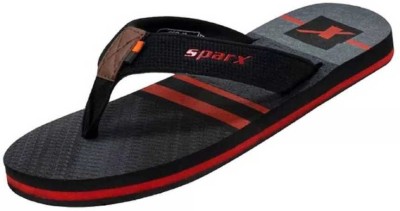 Sparx Men Slippers(Black, Black , 8)