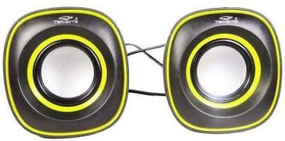 TERABYTE Terabyte TB-015 5 W Laptop/Desktop Speaker(Red&Black, Blue&black, Yellow&Black, Black, 2.0 Channel)