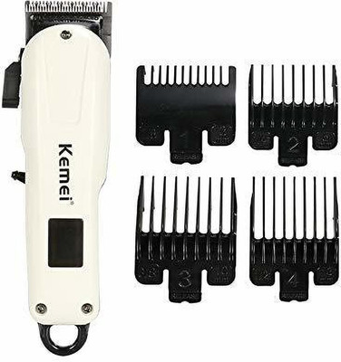 Kemei KM-809A Professional Trimmer with LED Display Trimmer 240 min Runtime 4 Length Settings