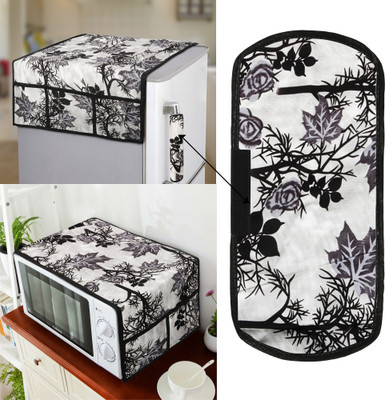 E-Retailer Refrigerator  Cover(Width: 99 cm, Black)