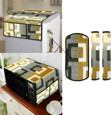 E-Retailer Refrigerator  Cover(Width: 99 cm, Green)