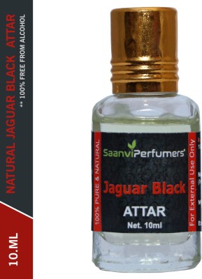 Saanvi perfumers Black Attar For Men and Women | Modern Attar | Itra | Scent | Natural Fragrance Oil | Modern Fragrance (10ML) Floral Attar(Floral, Natural)