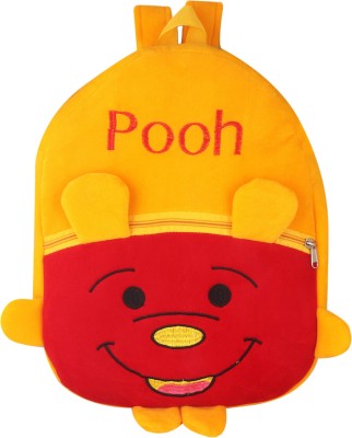 SS Impex Pooh Present Play School Bags Nursery Babies School Bag(Yellow, 10 L)