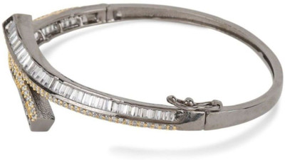 CHARMING JEWELS Alloy Cubic Zirconia Gold-plated Bracelet
