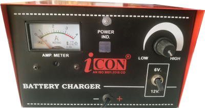ICON 12 W 3 A SMPS Charger for E-Bike(Red, Black, Cable Included)