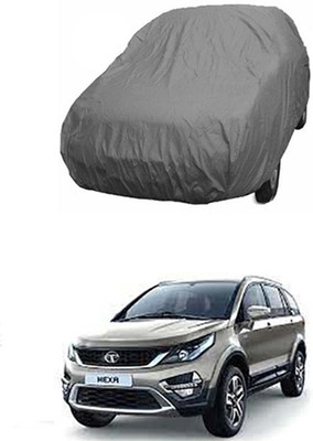 Vedika Collection Car Cover For Tata Hexa (Without Mirror Pockets)(Grey)