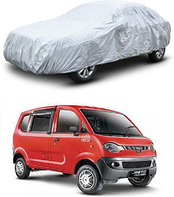 W proof Car Cover For Mahindra Jeeto (Without Mirror Pockets)(Silver)