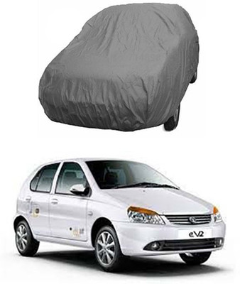 W proof Car Cover For Tata Indica eV2 (Without Mirror Pockets)(Grey)