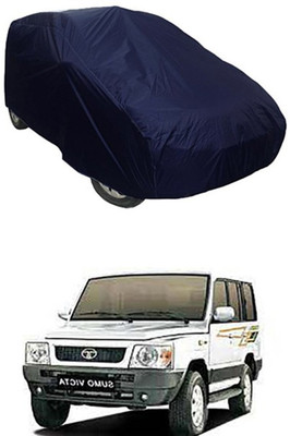 W proof Car Cover For Tata Sumo Victa (Without Mirror Pockets)(Blue)