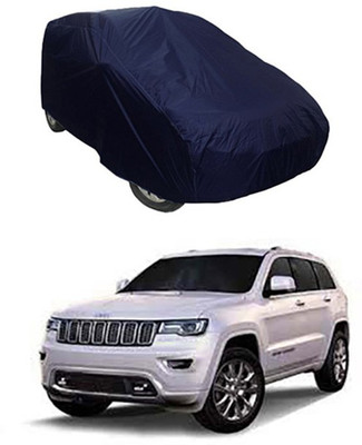 Vedika Collection Car Cover For Mahindra Jeep (Without Mirror Pockets)(Blue)